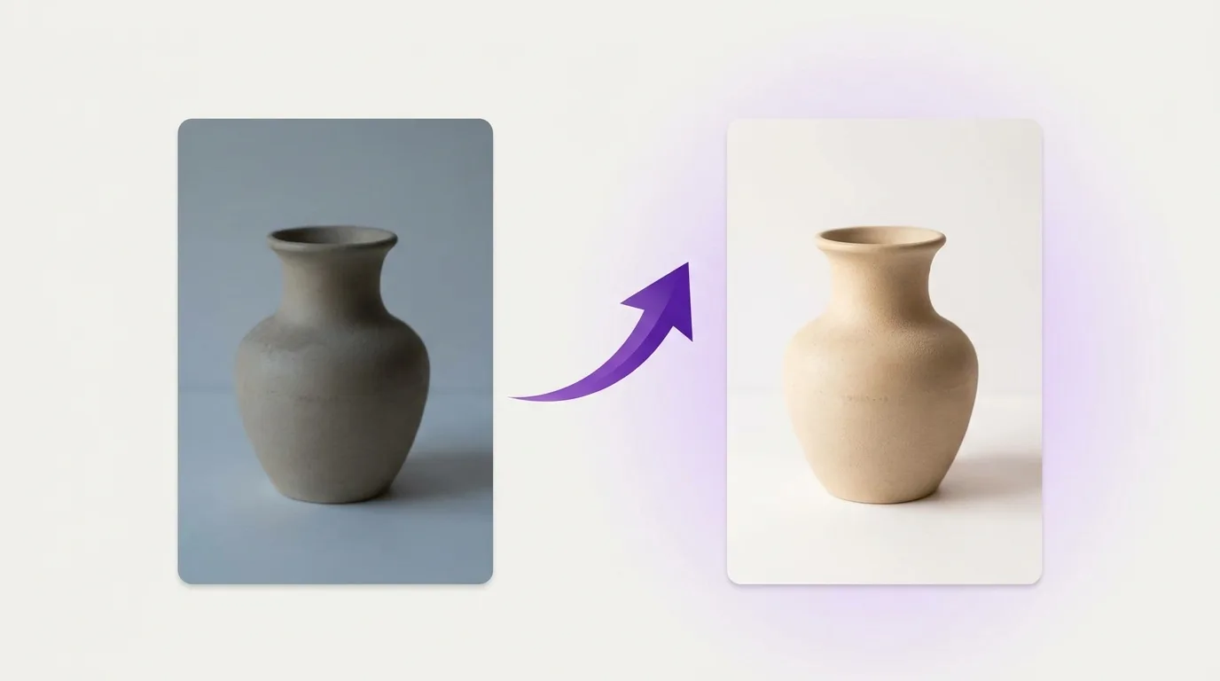 Image produit de basse qualité comparée à une image de haute qualité avec un taux de conversion en hausse