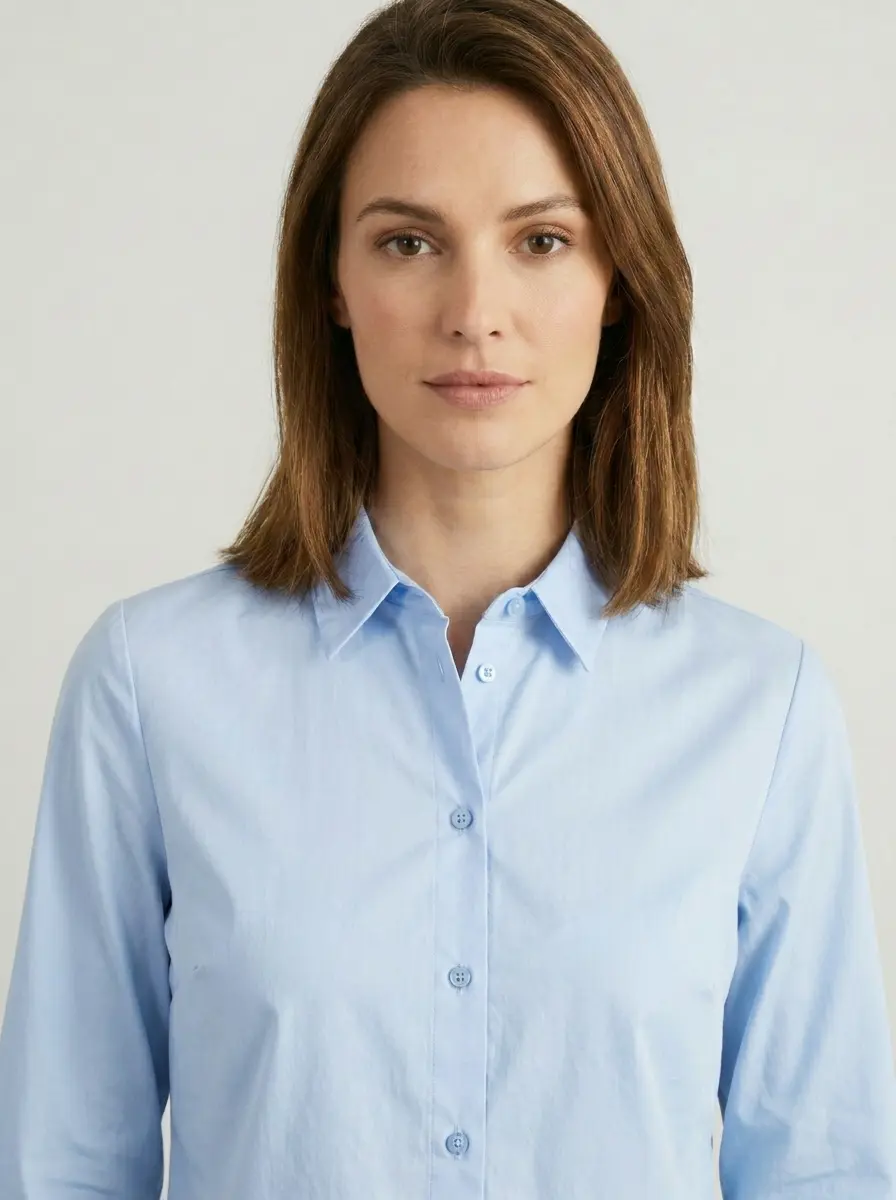 Chemise bleu clair