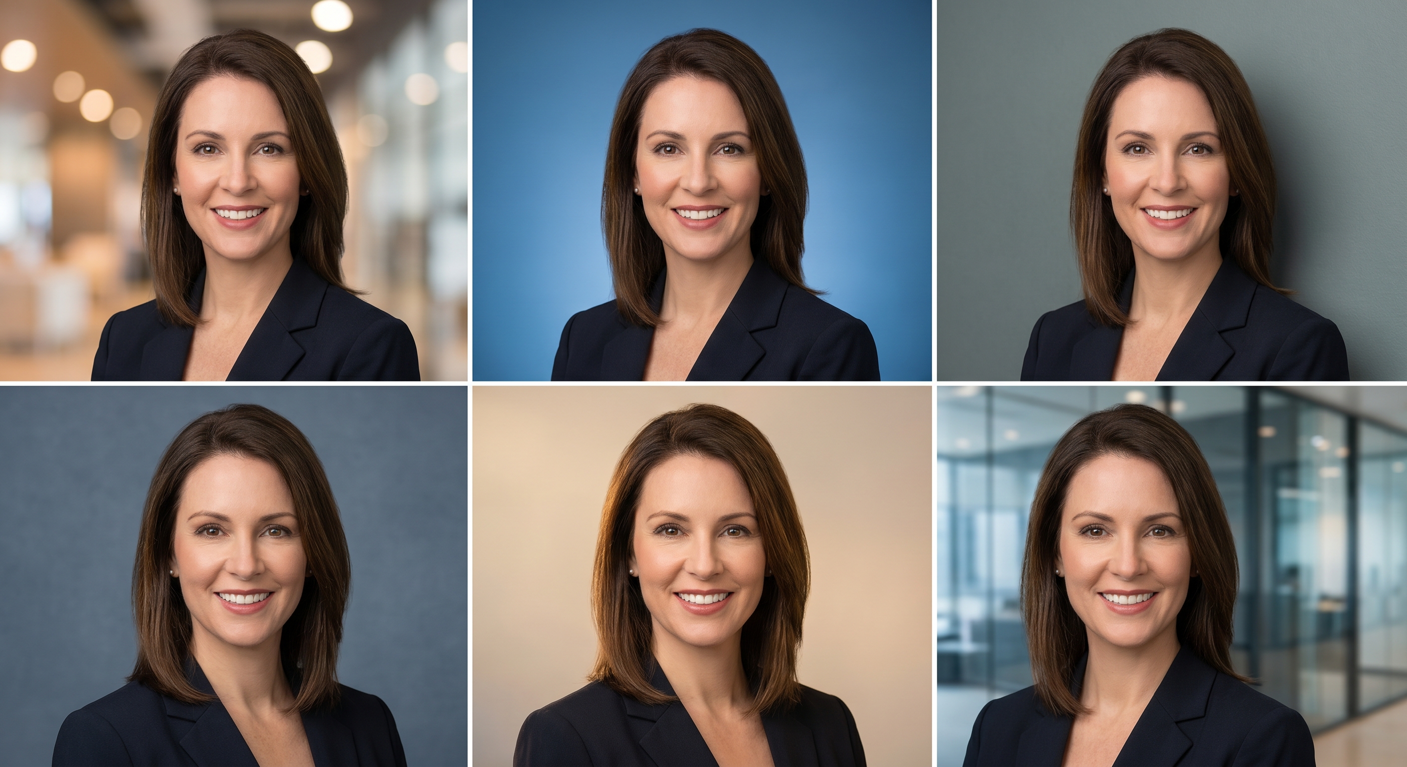 Exemple de portrait LinkedIn professionnel généré par IA